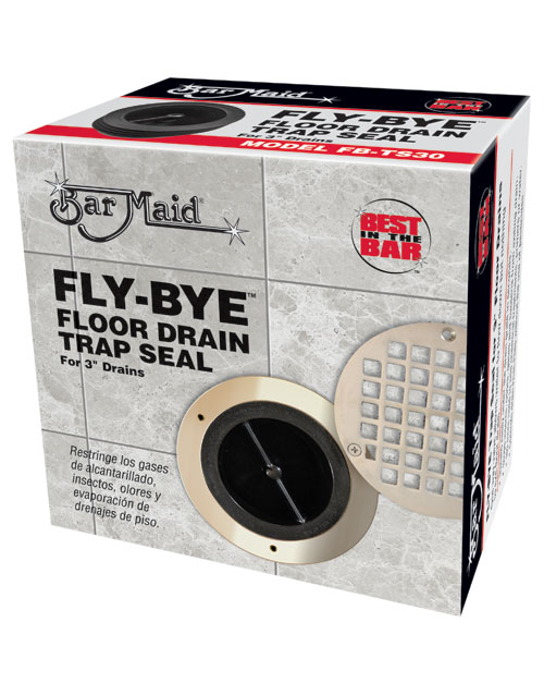 Fly Bye Floor Drain Trap Seal Bar