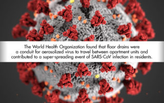 Coronavirus may spread through a building via plumbing drains