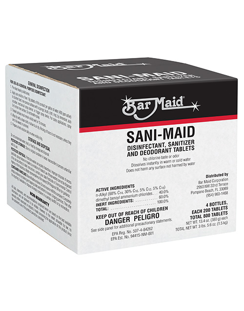 SANI-MAID Disinfectant, Sanitizer and Deodorant Tablets Case Pack Photo